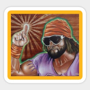 Macho Man Sticker